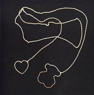 Серебряное колье Tous