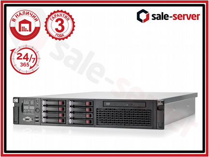Сервер HP DL380 G7 8SFF 2x X5675 48GB 750W