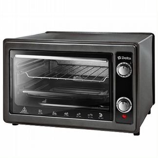 Мини-печь delta D-0122 черная 37л