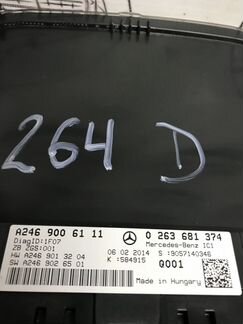Панель приборов Mercedes W246 B 2011)