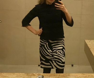 Стильная юбка-карандаш р-42(36,s)