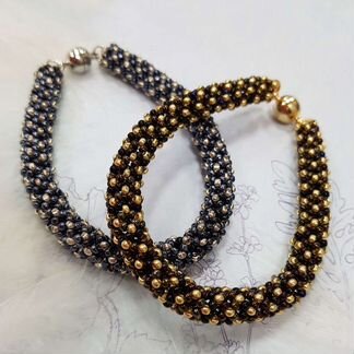 Браслет из Японского бисера Жгут