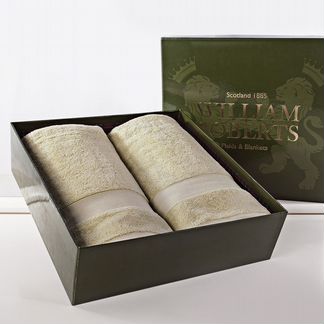 Набор из 2 полотенец Aberdeen Цвет: Бежевый (50х90 см, 70х140 см)