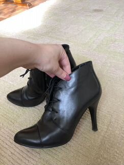 Ботильоны натуральная кожа 38р-р