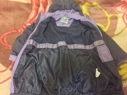 Плащ демисезонный фиолетовый