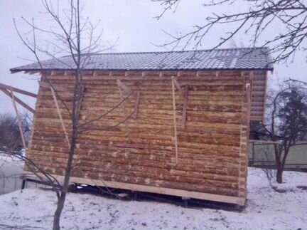 Сруб дома 6Х8
