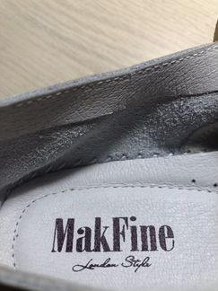 Кеды белые женские MakFine кожаные новые