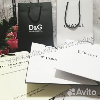 Пакет Jo malone Пакет Chanel Dior Dolce Gabbana