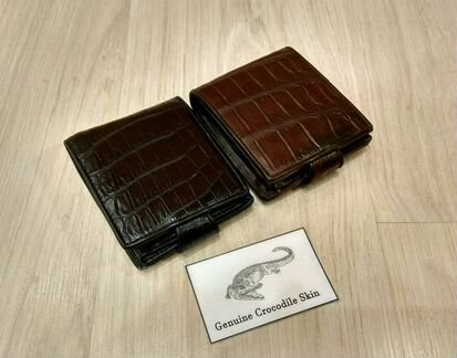 Кошельки портмоне из кожи аллигатора