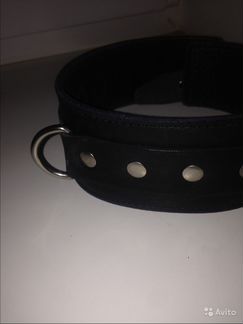 Ошейник из натуральной кожи
