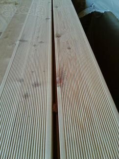 Террасная доска 28x140x4000 сорт А лиственница