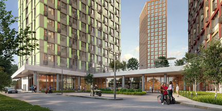 Апартаменты-студия, 22.8 м², 21/21 эт.