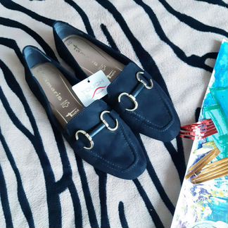 Лоферы 39.5р текстиль