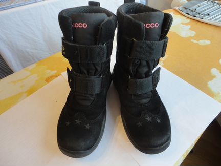 Полусапожки на девочку ecco осень-зима
