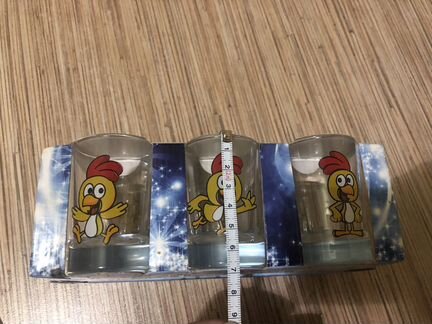 Набор стопок из 6 шт с рисунком