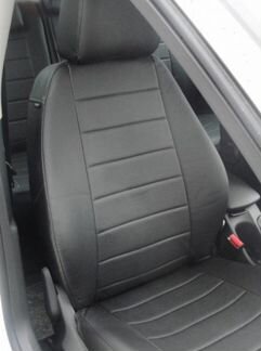 Автомобильные чехлы на Kia Rio из экокожи