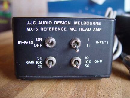 AJC MX-5 Audio Design Reference mctr MC Head AMP
