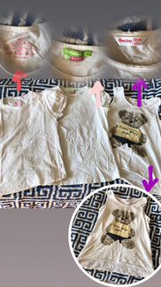 Футболки для девочки 12-14 лет белые с рисунками