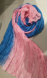 Шарф из натурального шелка новый