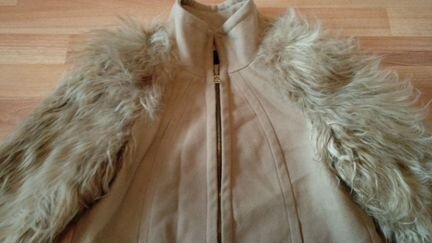 Новая куртка zara р. М (р.44-46) мех 28