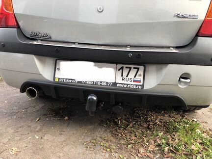 Оригинальный фаркоп (тсу) на Renault Logan (04-14)