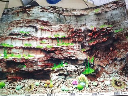 Фон для аквариума двусторонний