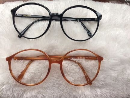 Круглые и стильные унисекс винтажные очки lacoste