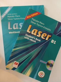 Учебник + тетрадь английского языка Laser