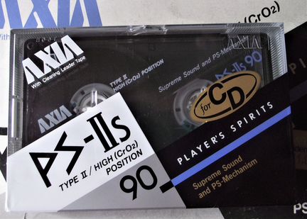 Аудиокассеты axia 90 хром япония