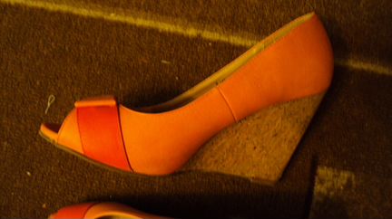 Оранжевые туфли+ сумка