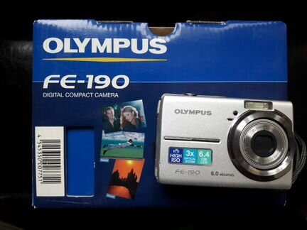 Фотоаппарат olympus fe-190+карта памяти