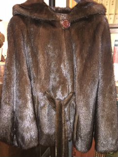 Новая норковая шуба летучая мышь
