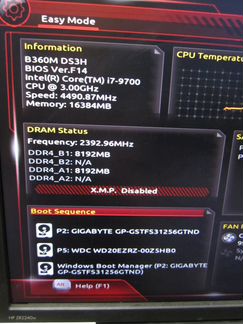 Игровой пк I7-9700/RTX-2070/16GB RAM/256GB SSD/2TB