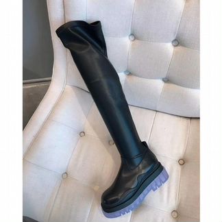 Ботфорты Bottega Veneta черные