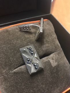 Серебрянные запонки John Hardy