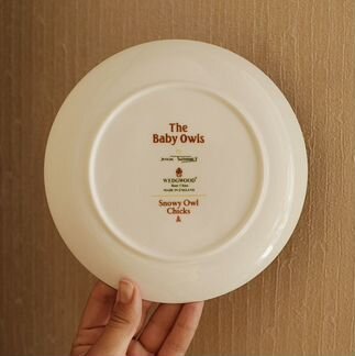 Wedgwood тарелка снежные совы, Англия