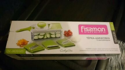 Новая терка-шинковка Fissman с контейнером