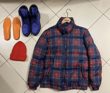 Ботинки Timberland + куртка Bershka + шапка