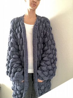 Кардиган ручной работы пальто