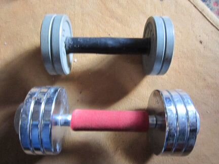 Гантель чугунная 1 кг. (1 шт.) СССР