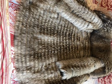 Шуба balmain лисичка