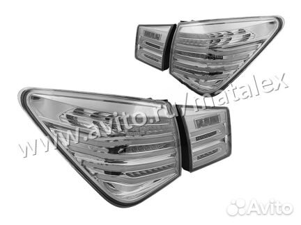Тюнинг фонари Chevrolet Cruze сед стиль W212 хром