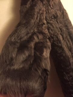 Шуба длинная из козлика