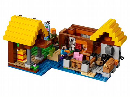 Конструктор Майнкрафт JLB Фермерский коттедж 3D71
