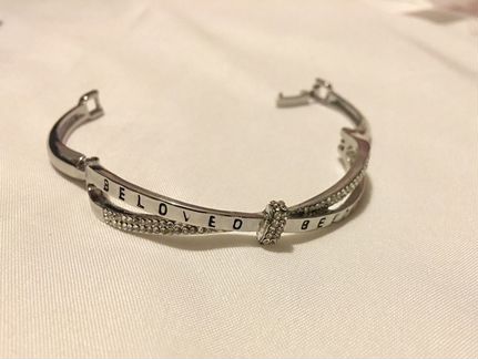 Браслет с цирконами элитная бижутерия