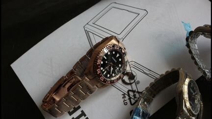 Новые часы Parnis submariner GMT