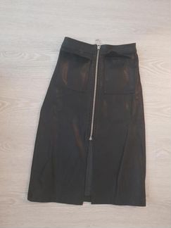 Юбка из эко-кожи