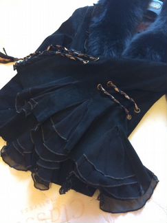 Куртка из замши с подкладкой тёплой