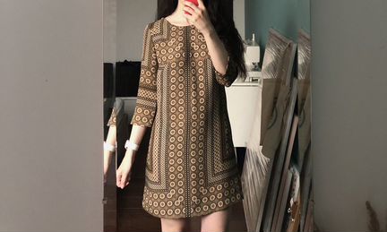 Платье футляр mango