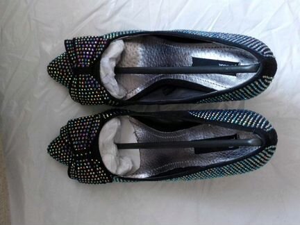 Туфли со стразами